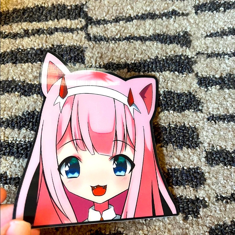 Zero Two Motion sticker Japanese Anime 😄😄😄